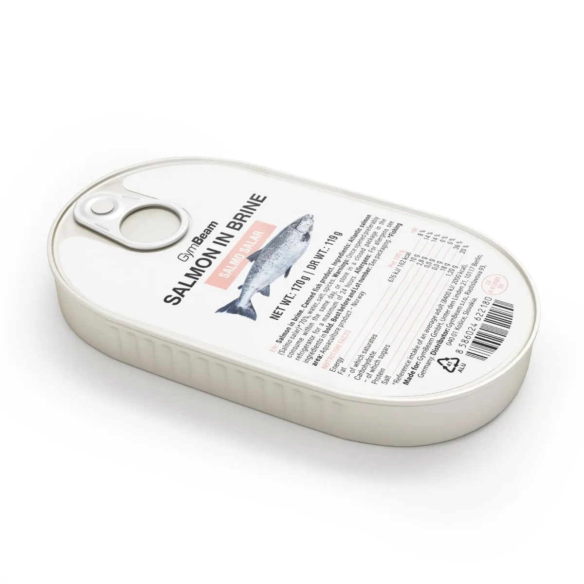GymBeam Salmone in Salamoia norvegese 170 g omega 3