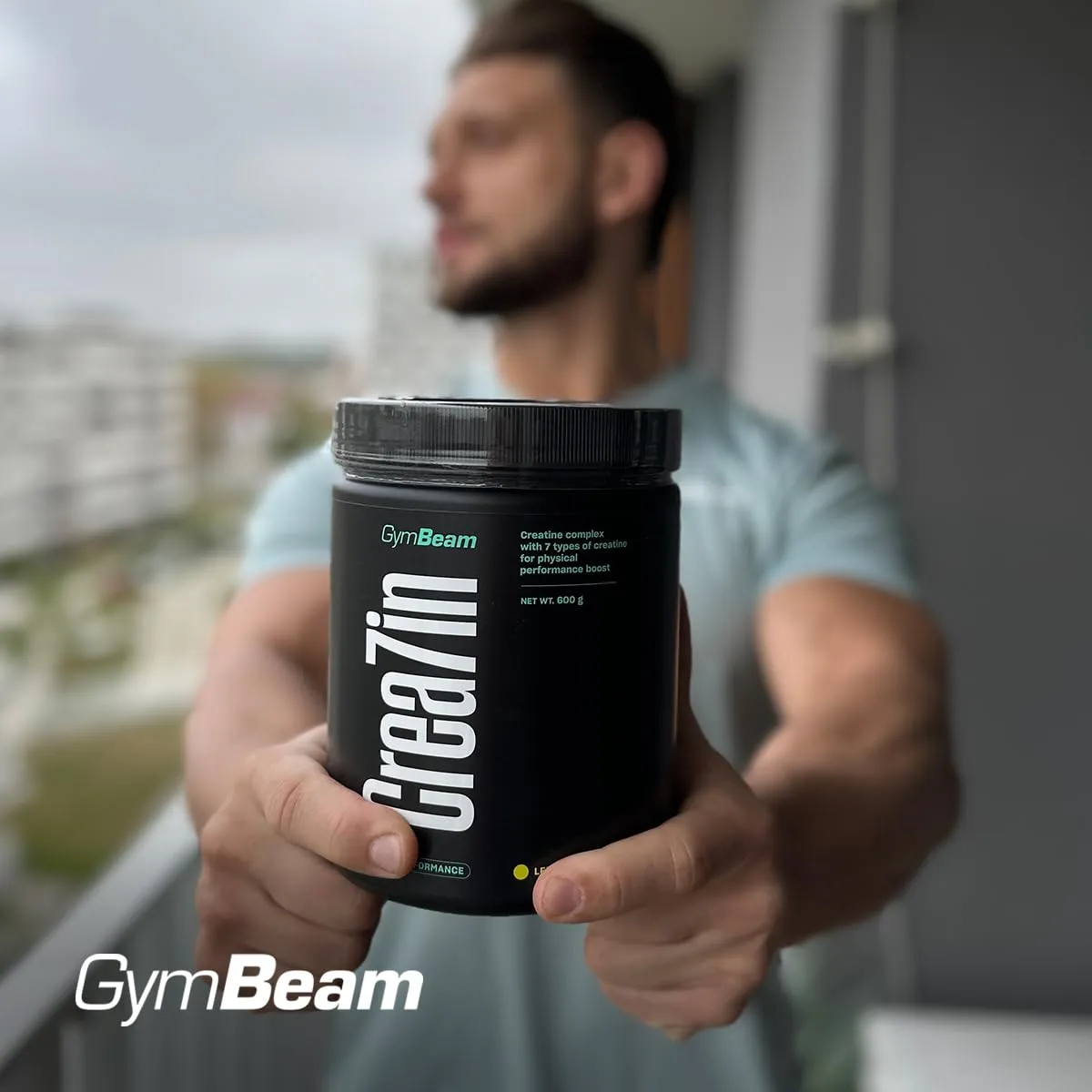 GymBeam Crea7in creatina polvere 600 g watermelon 7 tipi
