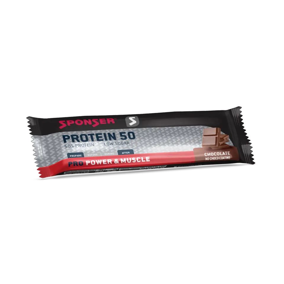Sponser Protein 50 Cioccolato barretta 50 g 25 g proteine