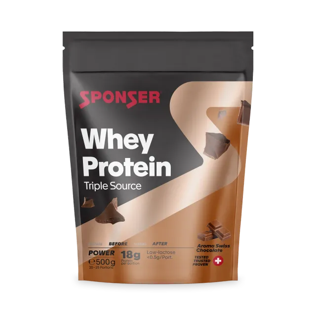 Sponser Whey Protein Triple Source whey 500 g cioccolato