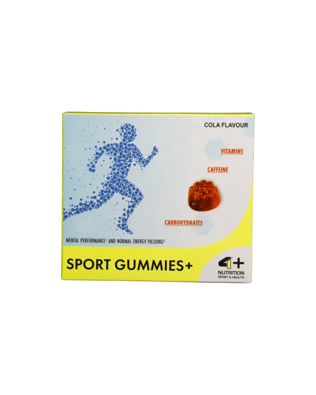 4 Plus Nutrition SPORT GUMMIES+ Caramelle 10 Bustine Raspberry