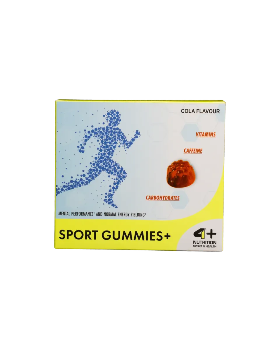 4 Plus Nutrition SPORT GUMMIES+ Caramelle 10 Bustine Raspberry
