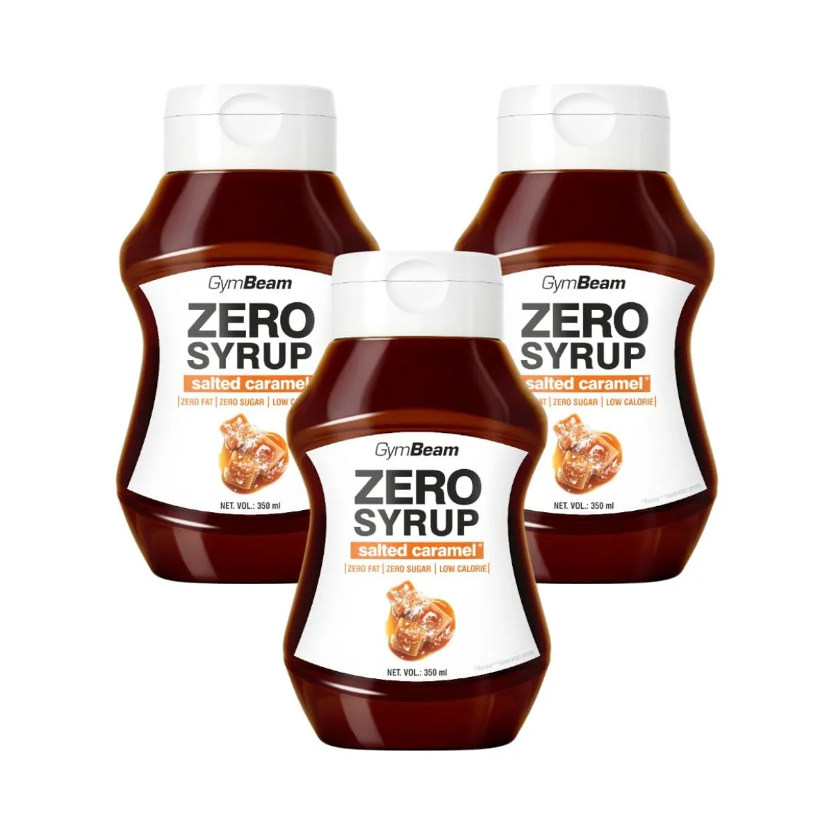 GymBeam Sciroppo Zero salted caramel 350 ml zero calorie