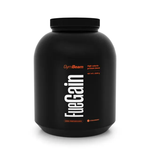 GymBeam FueGain gainer 2500 g fragola massa