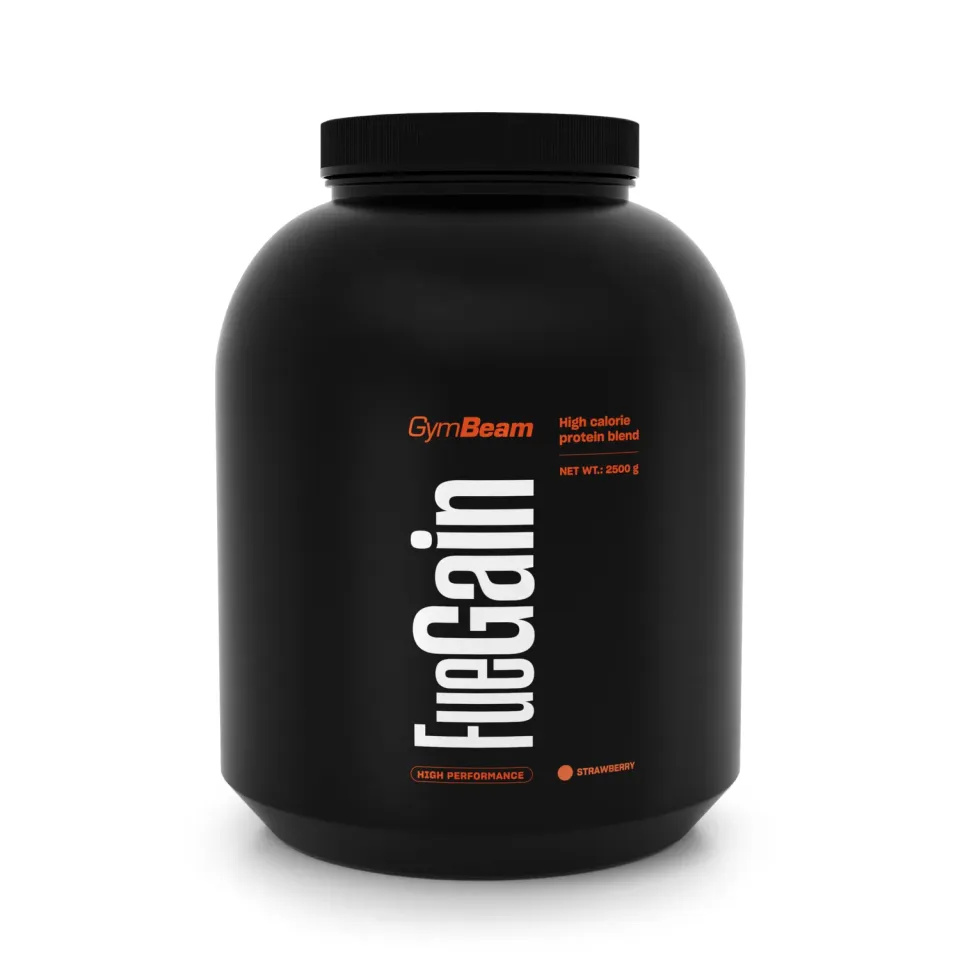 GymBeam FueGain gainer 2500 g fragola massa