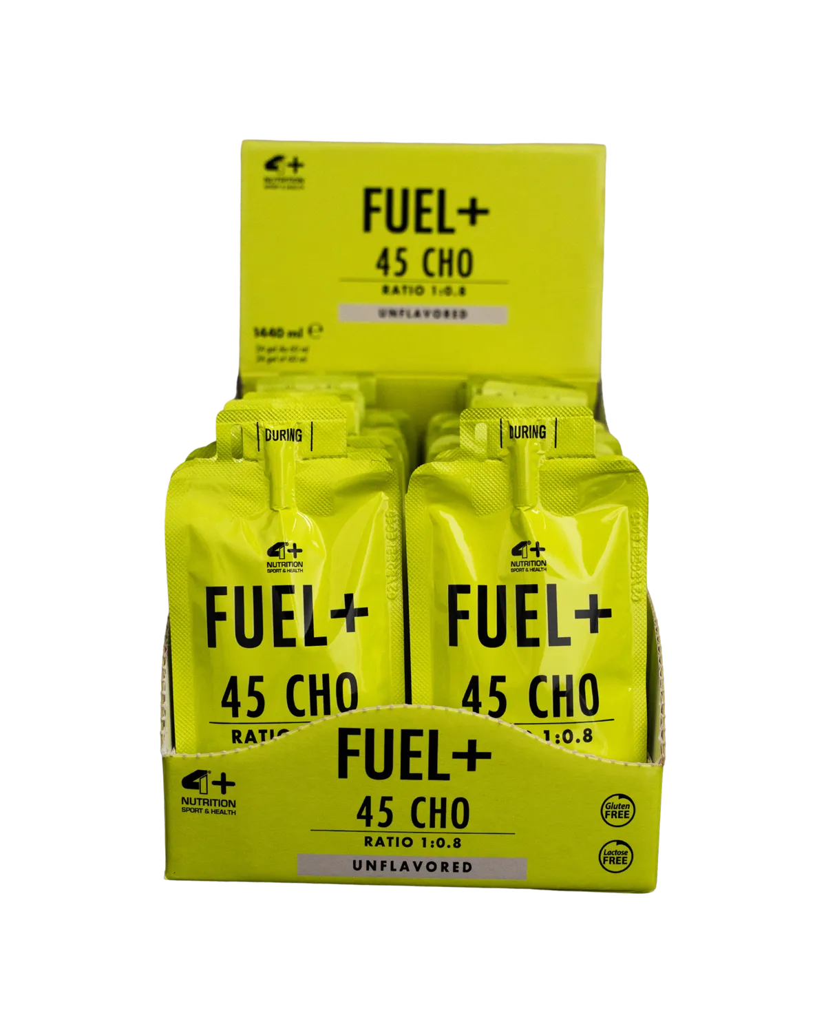4 Plus Nutrition Fuel+ 45 CHO gel 60 ml energia intra workout
