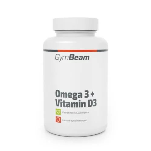GymBeam Omega 3 Vitamina D3 Capsule 90 cps Cuore