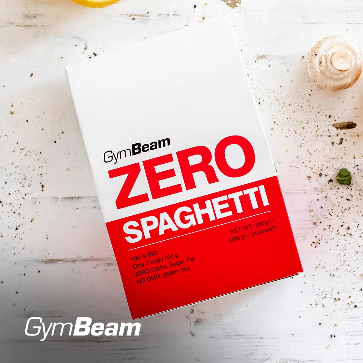 GymBeam Spaghetti Zero BIO pasta 3850g 10pz konjac