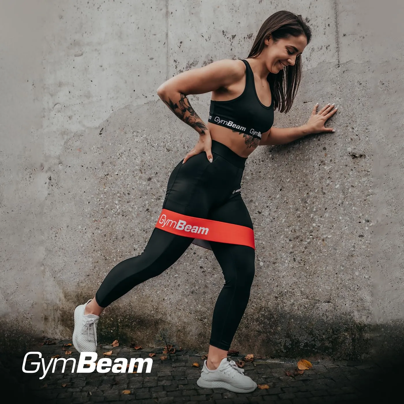 GymBeam Loop Band Set elastici fitness 3 pezzi 0-68 kg