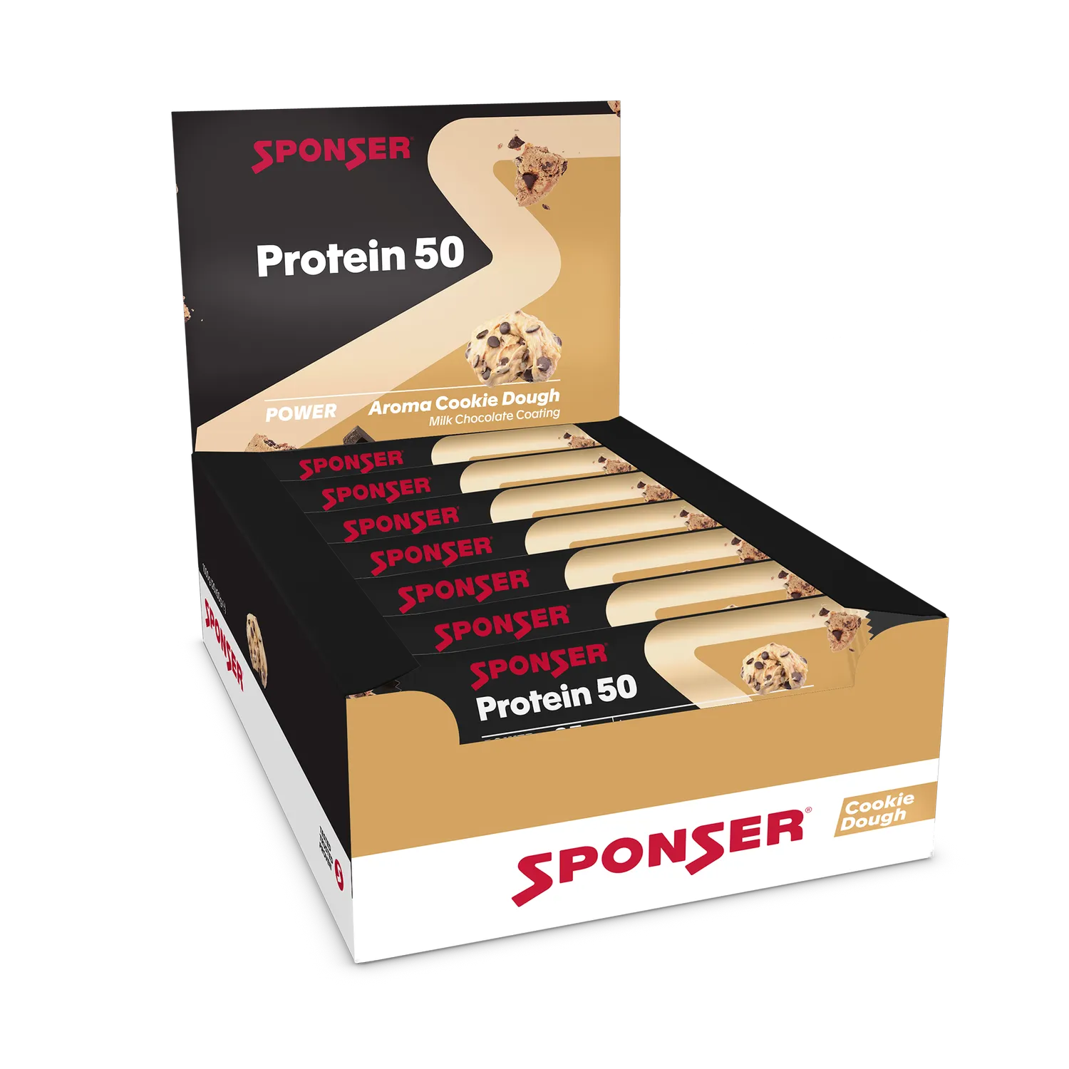 Sponser Protein 50 barretta Cookie Dough 50 g 25 g proteine
