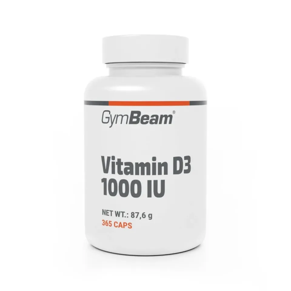 GymBeam Vitamina D3 1000 UI integratore 365 cps immunità