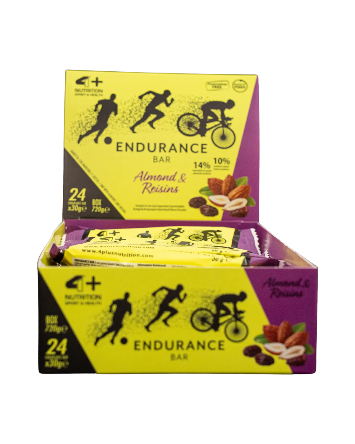 4 Plus Nutrition Endurance Bar Barretta Energetica 30 g Senza Glutine