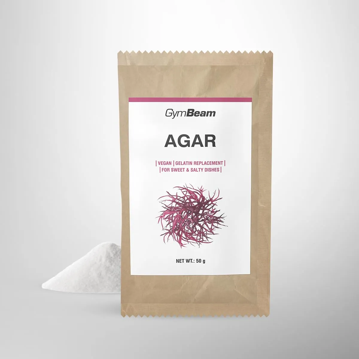 GymBeam Agar Addensante Vegetale 50 g Senza Zucchero