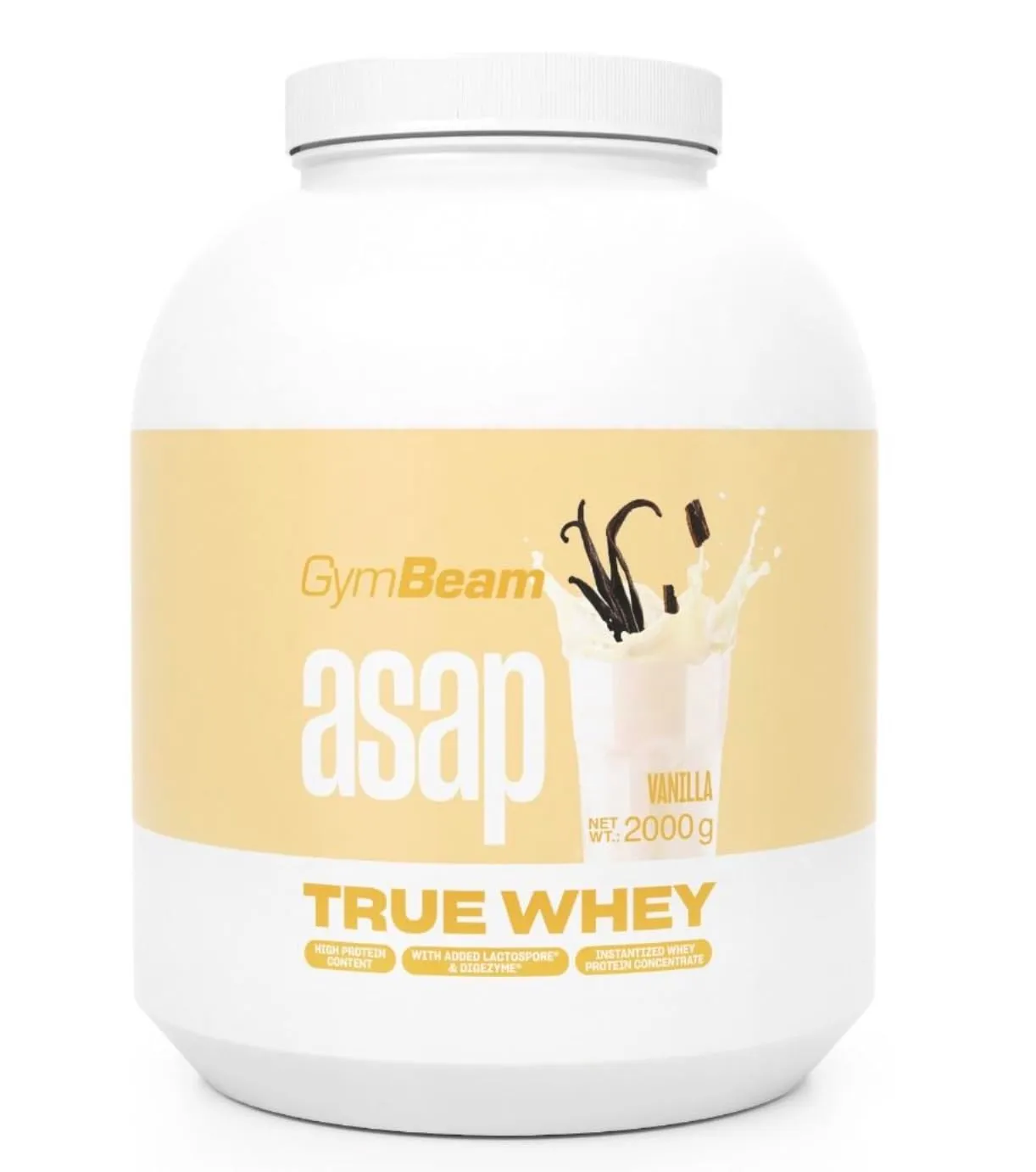 GymBeam True Whey ProDigest proteine banana 900 g con enzimi