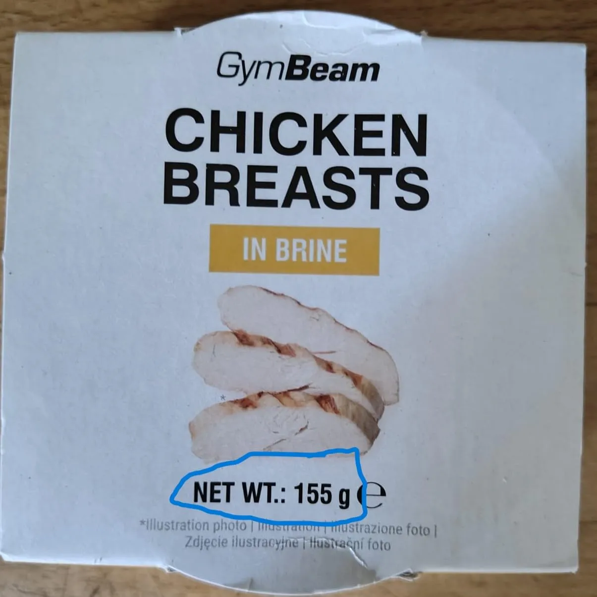 GymBeam Petto di Pollo pronto 12x155 g alto proteico