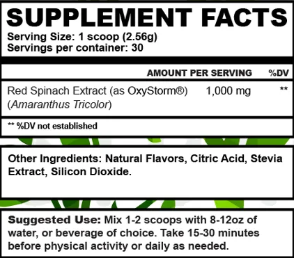 BioHealth Vitality spinaci rossi polvere Cherry Lime 30 porzioni
