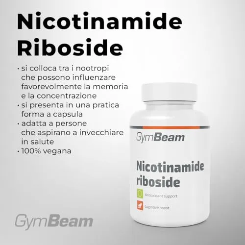 GymBeam Nicotinamide Riboside capsule 60 cps 240 mg vegano