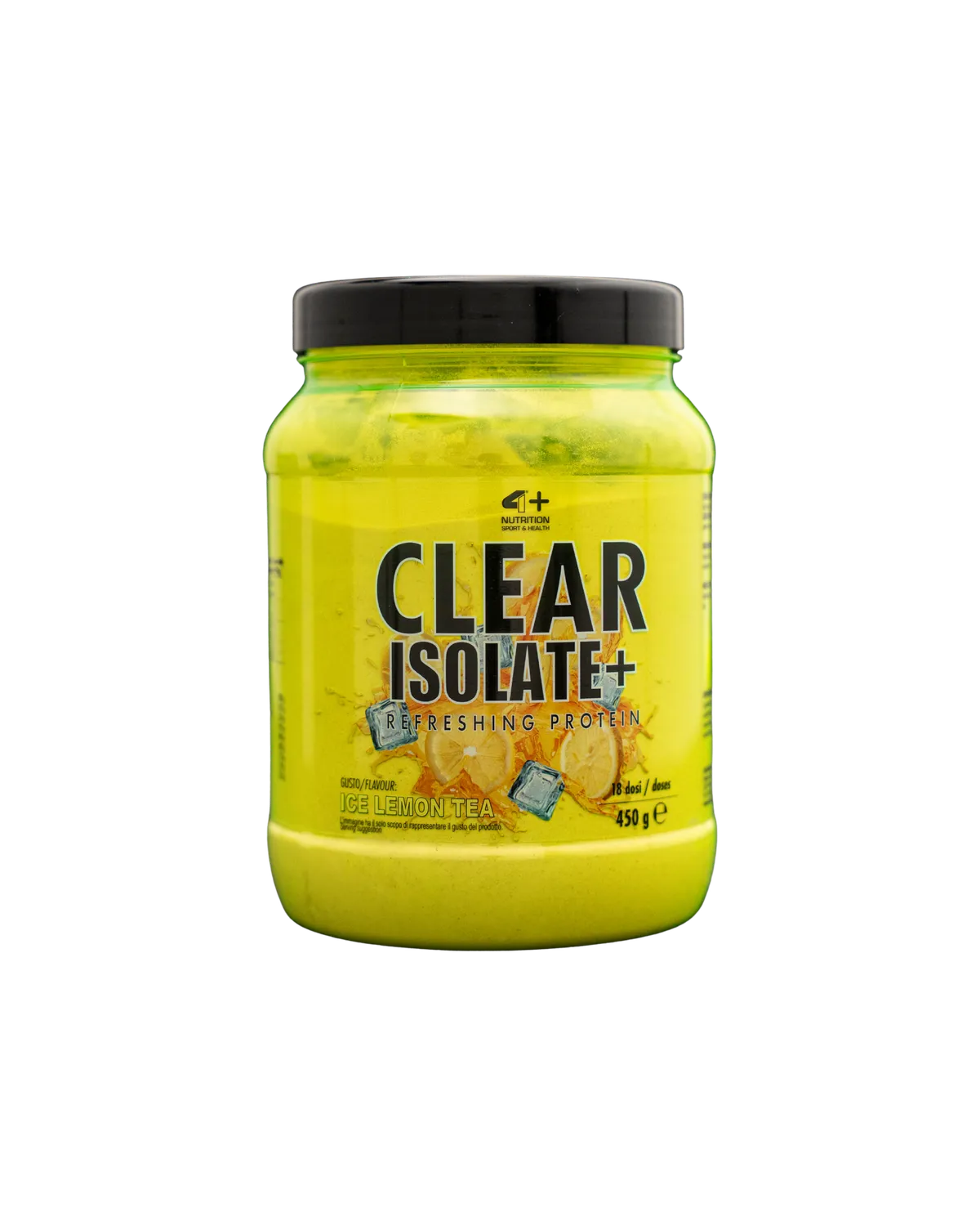 4 Plus Nutrition Clear Isolate+ proteine isolate 450 g senza zuccheri