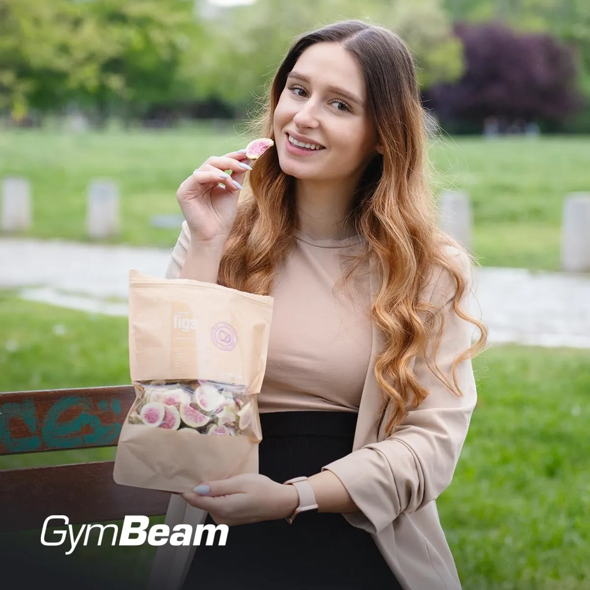 GymBeam Fichi Liofilizzati 100 g senza zuccheri aggiunti