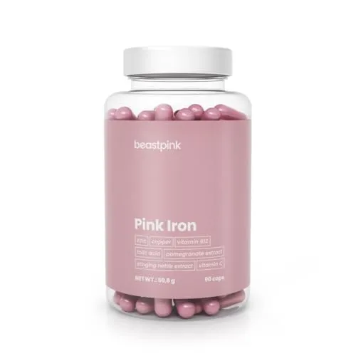 GymBeam Ferro Pink integratore donna 90 capsule con ferro