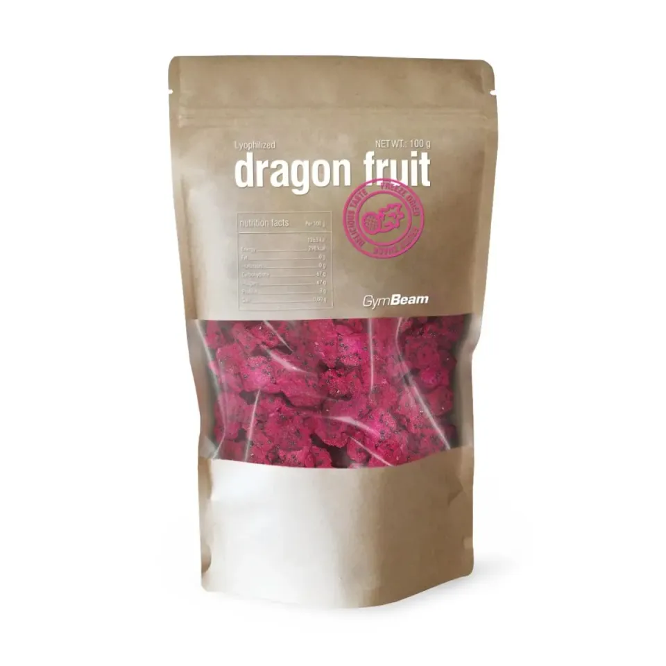 GymBeam Dragon Fruit Liofilizzato 100 g Croccante