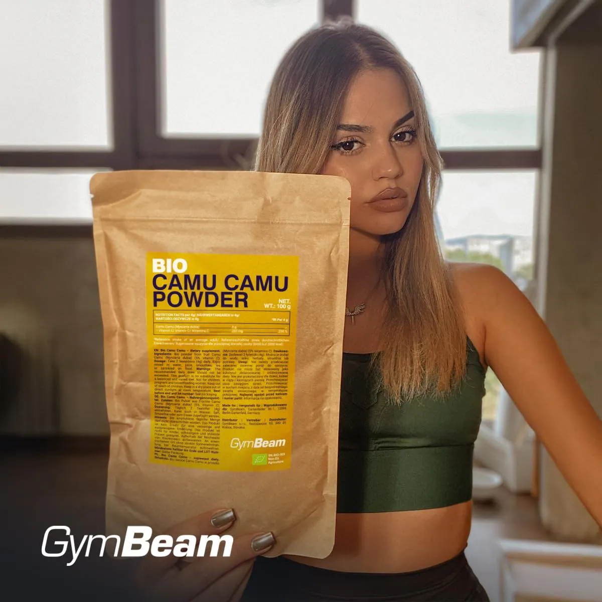 GymBeam Camu Camu BIO polvere 100 g vitamina C
