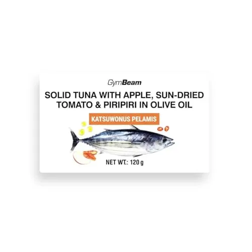 GymBeam Tonno Olio Oliva Mele Pomodori Secchi 120 g