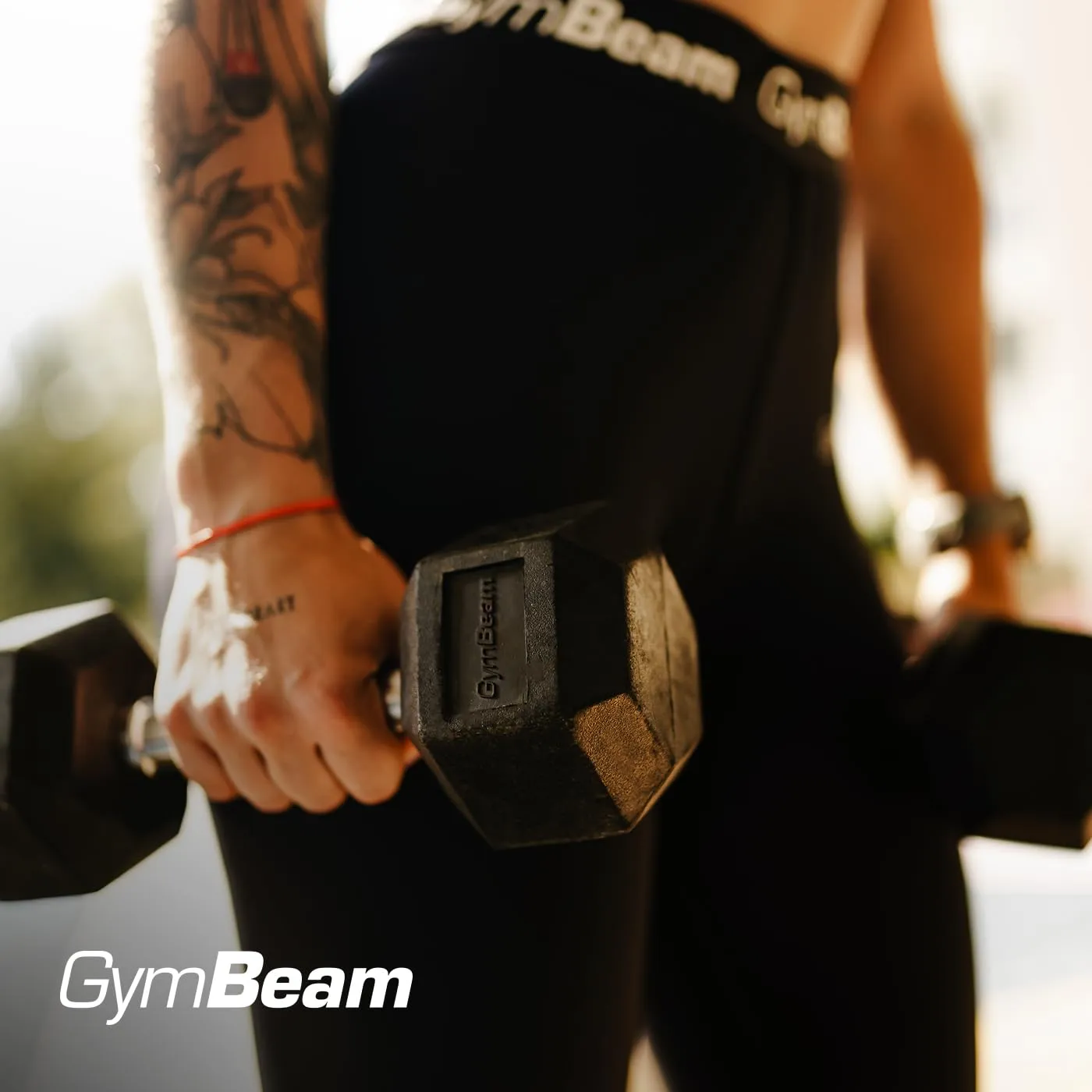 GymBeam Manubrio Esagonale gomma 35 kg forza