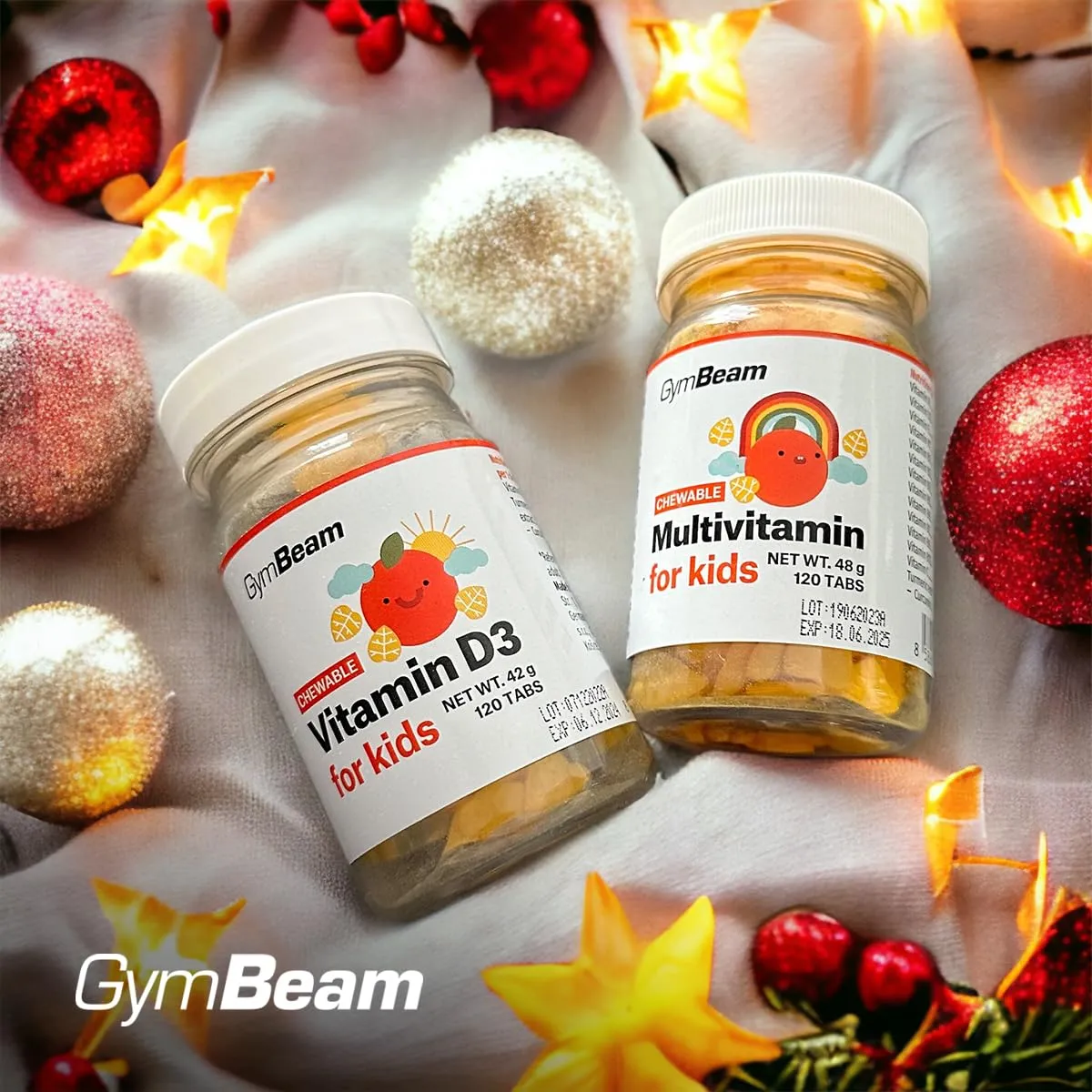 GymBeam Multivitaminico Bambini gommose 120 cps arancia