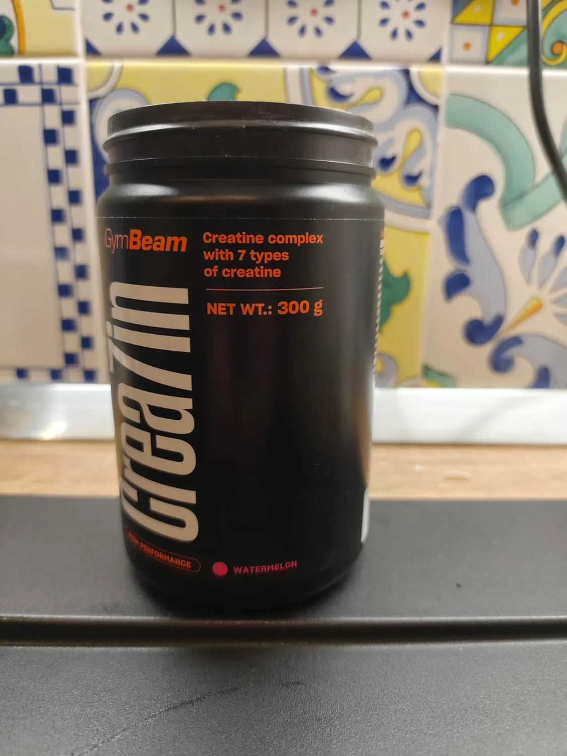 GymBeam Crea7in creatina polvere 600 g watermelon 7 tipi