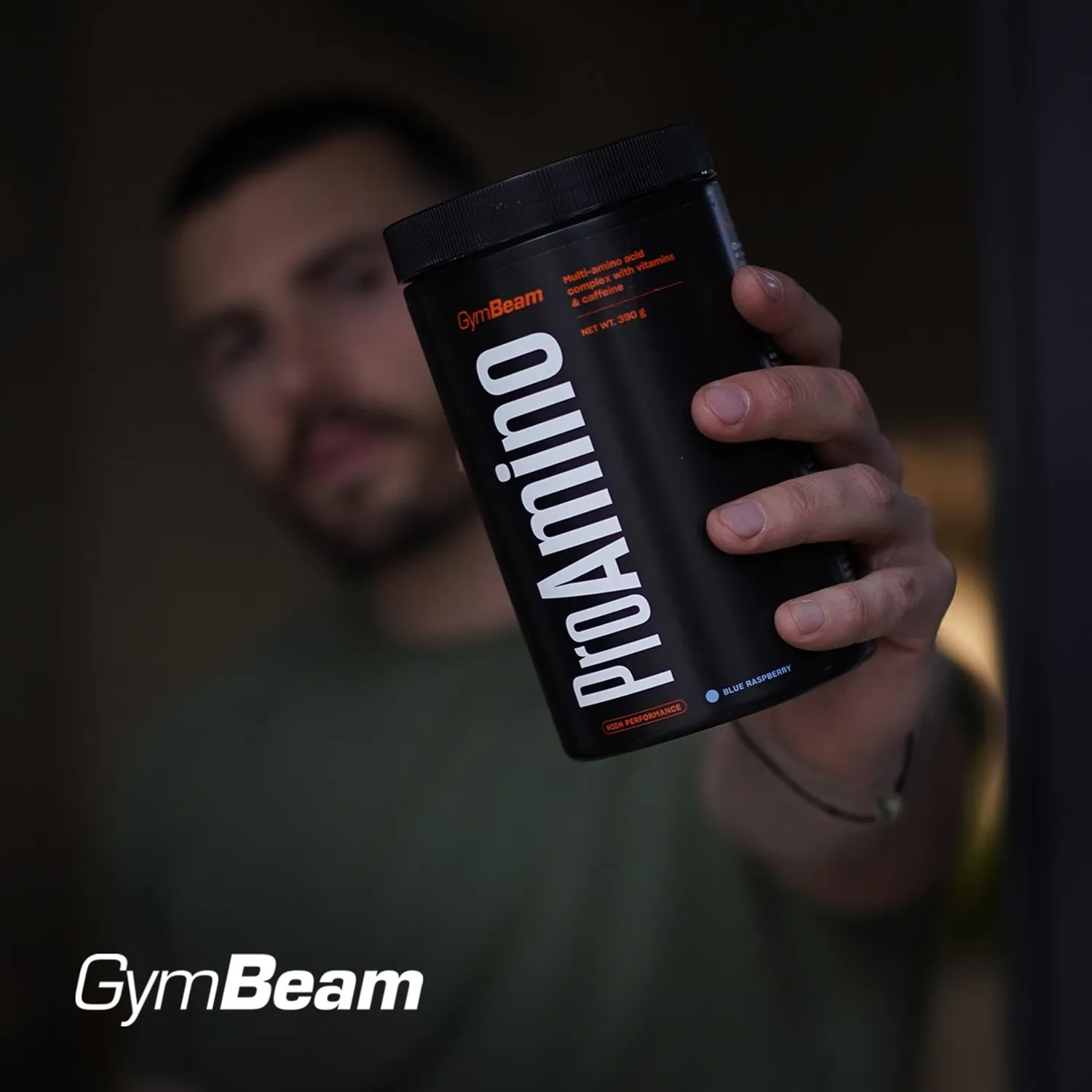 GymBeam ProAmino EAA polvere 390 g arancia energia