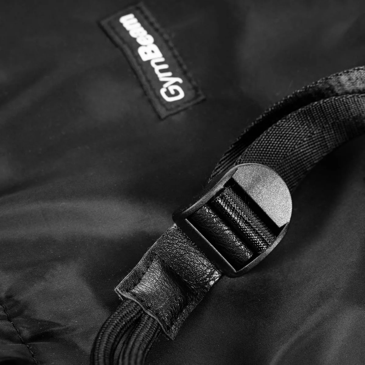 GymBeam sacca sportiva cordino palestra poliestere nero