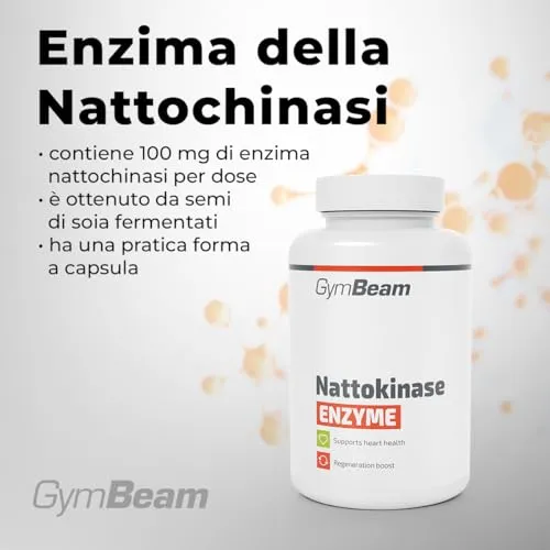 GymBeam Nattochinasi 100 mg Capsule 90 cps Circolazione