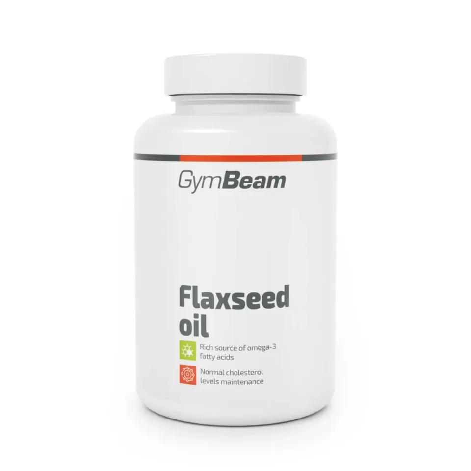 GymBeam Olio Semi di Lino capsule 2000 mg omega 3-6-9
