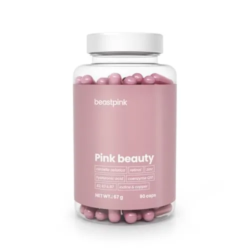 GymBeam Pink Beauty integratore bellezza 90 capsule ialuronico