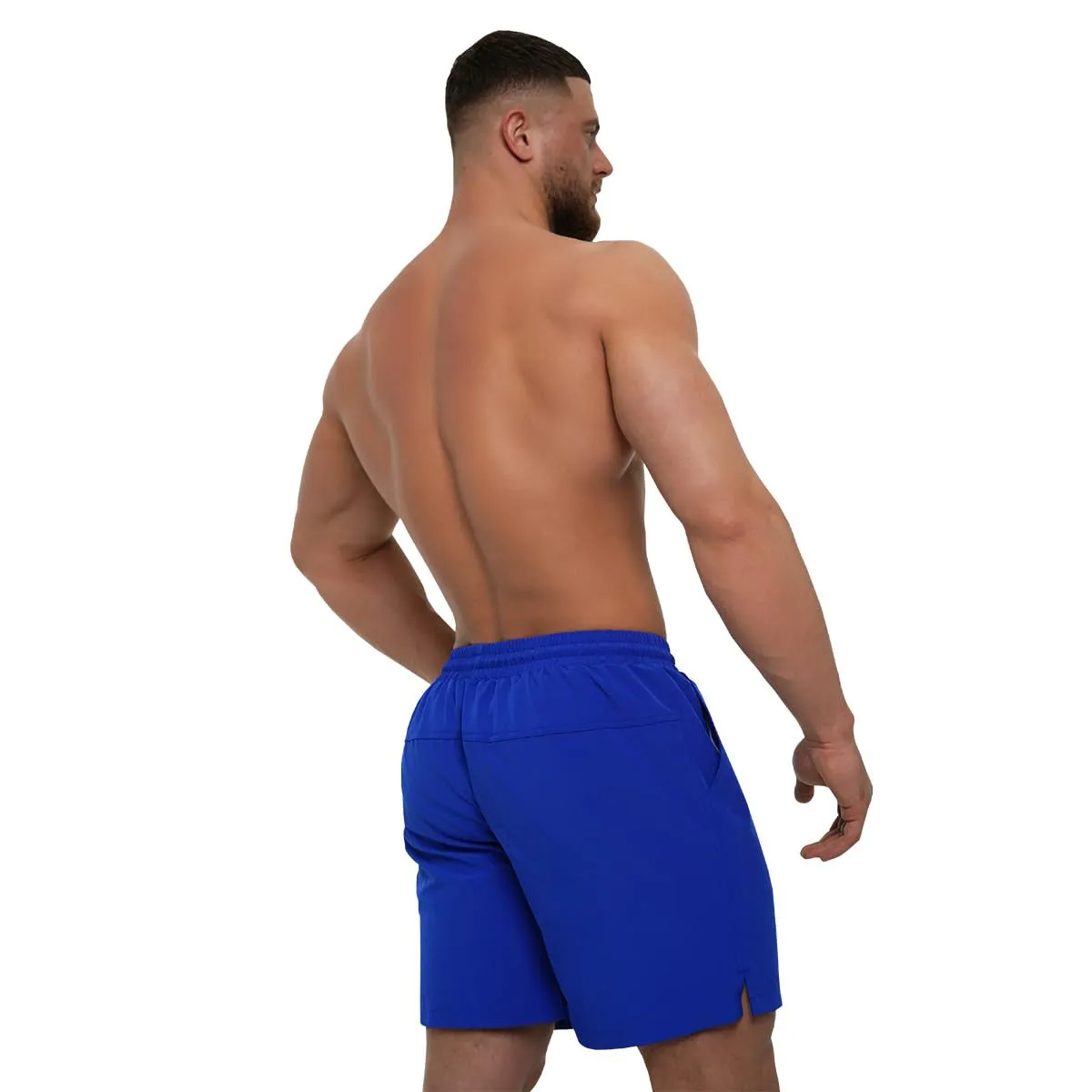 GymBeam Black costume mare uomo rete interna