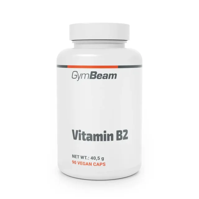 GymBeam Vitamina B2 Riboflavina 28mg 90 Capsule Vegane