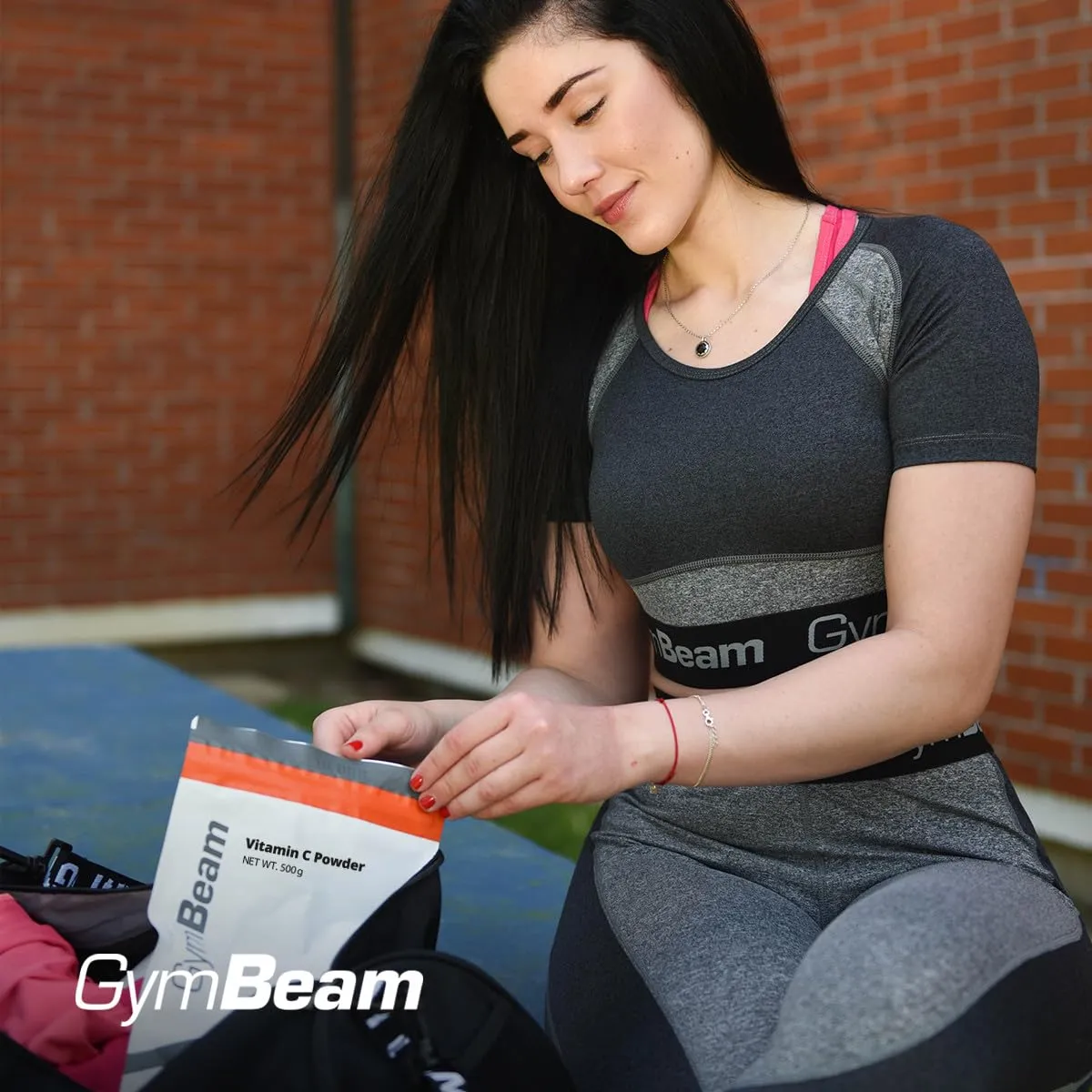 GymBeam Vitamina C Integratore in Polvere 250 g Pura