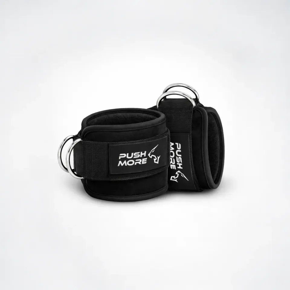 Push More Cable Straps Cavigliere Polsiere Nero Neoprene