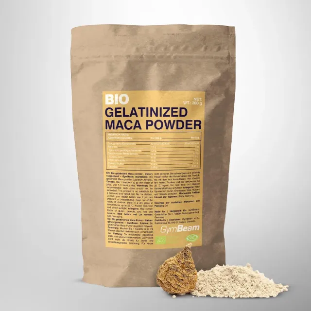 GymBeam Maca Peruviana BIO Polvere 200g Gelatinizzata