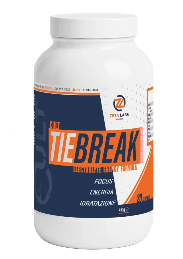 Zeta Labs CULT Tie Break integratore energetico arancia rossa 450g