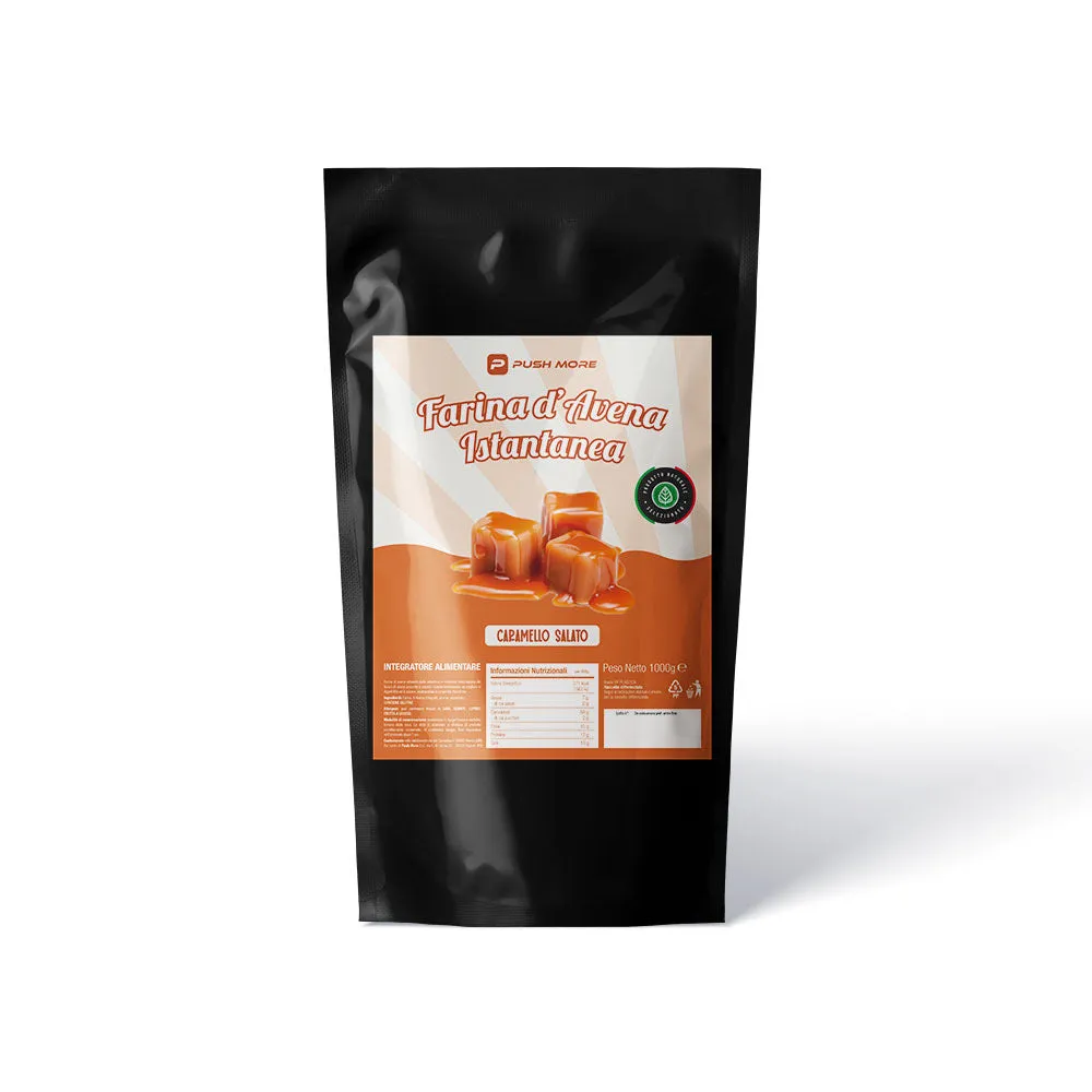 Push More FDO Farina Avena Istantanea 1kg Cioccolato Bianco