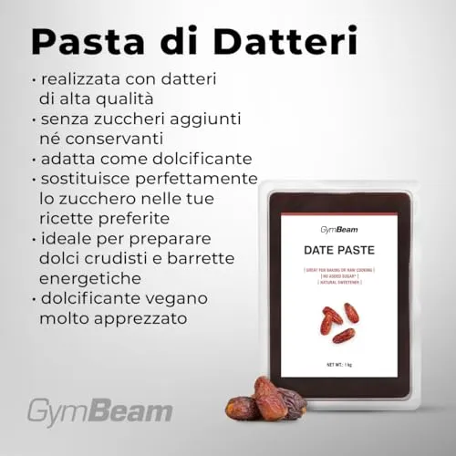 GymBeam Pasta Datteri Dolcificante 1000 g