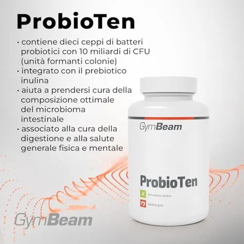 GymBeam ProbioTen probiotico 60 capsule 10 miliardi