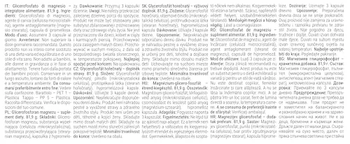 GymBeam Magnesio Glicerofosfato capsule alta biodisponibilita
