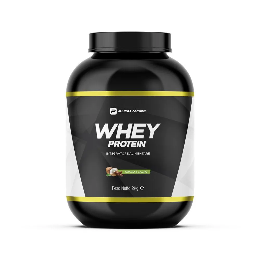 Push More Whey Protein concentrate 900 g cioccolato proteine