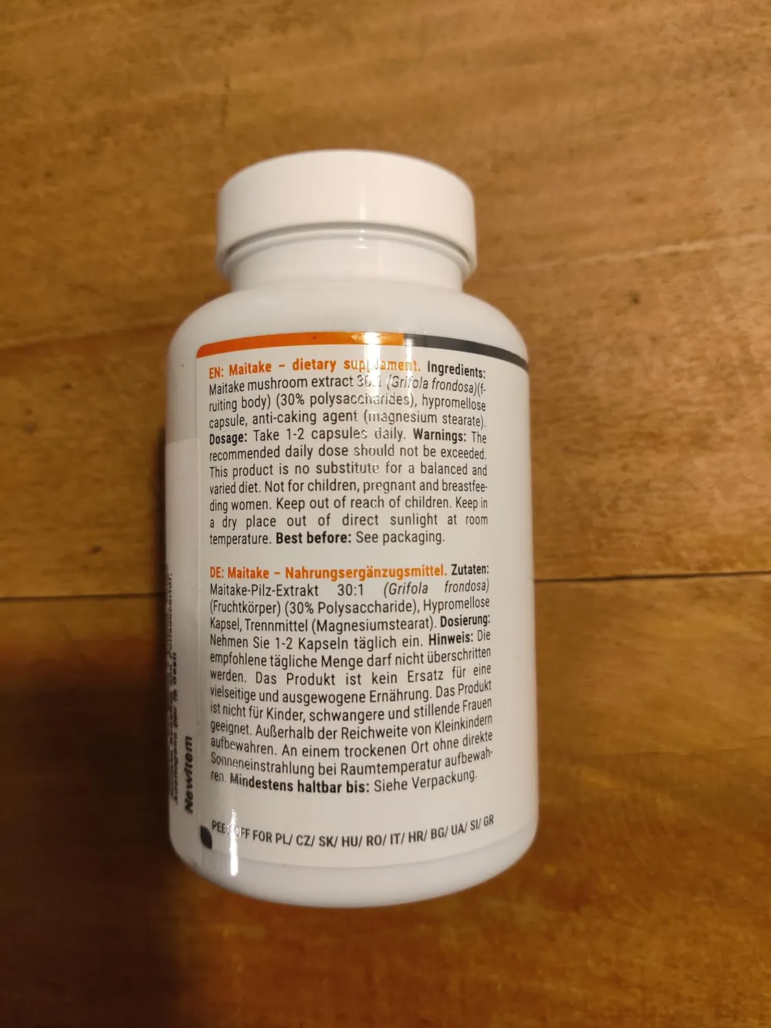 GymBeam Maitake Fungo capsule 90 cps 30% polisaccaridi