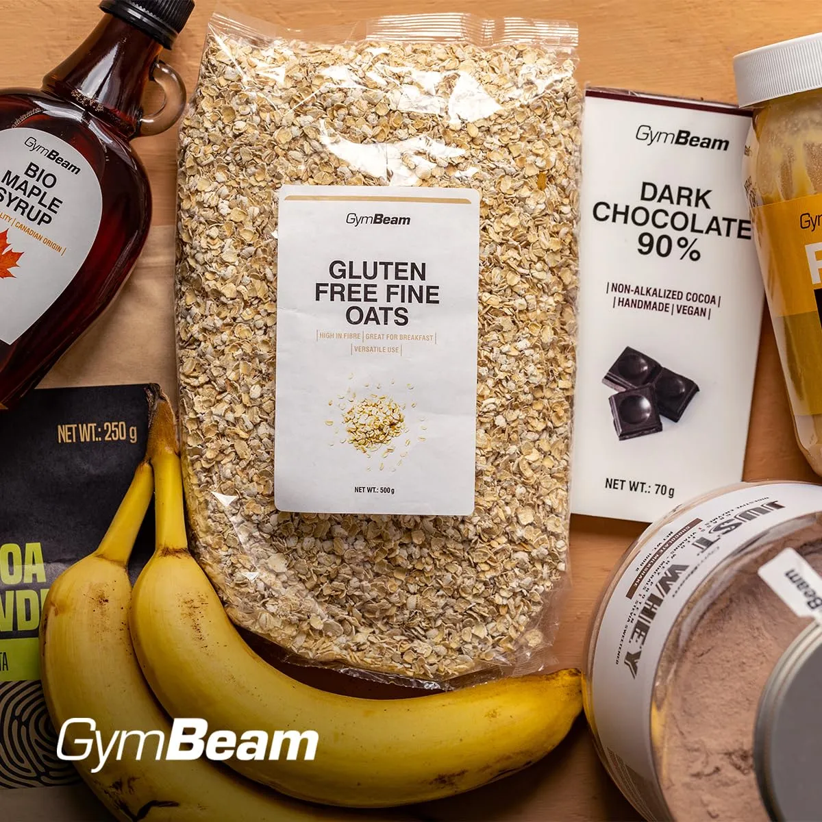 GymBeam Fiocchi Avena Fini senza glutine 500 g fibre