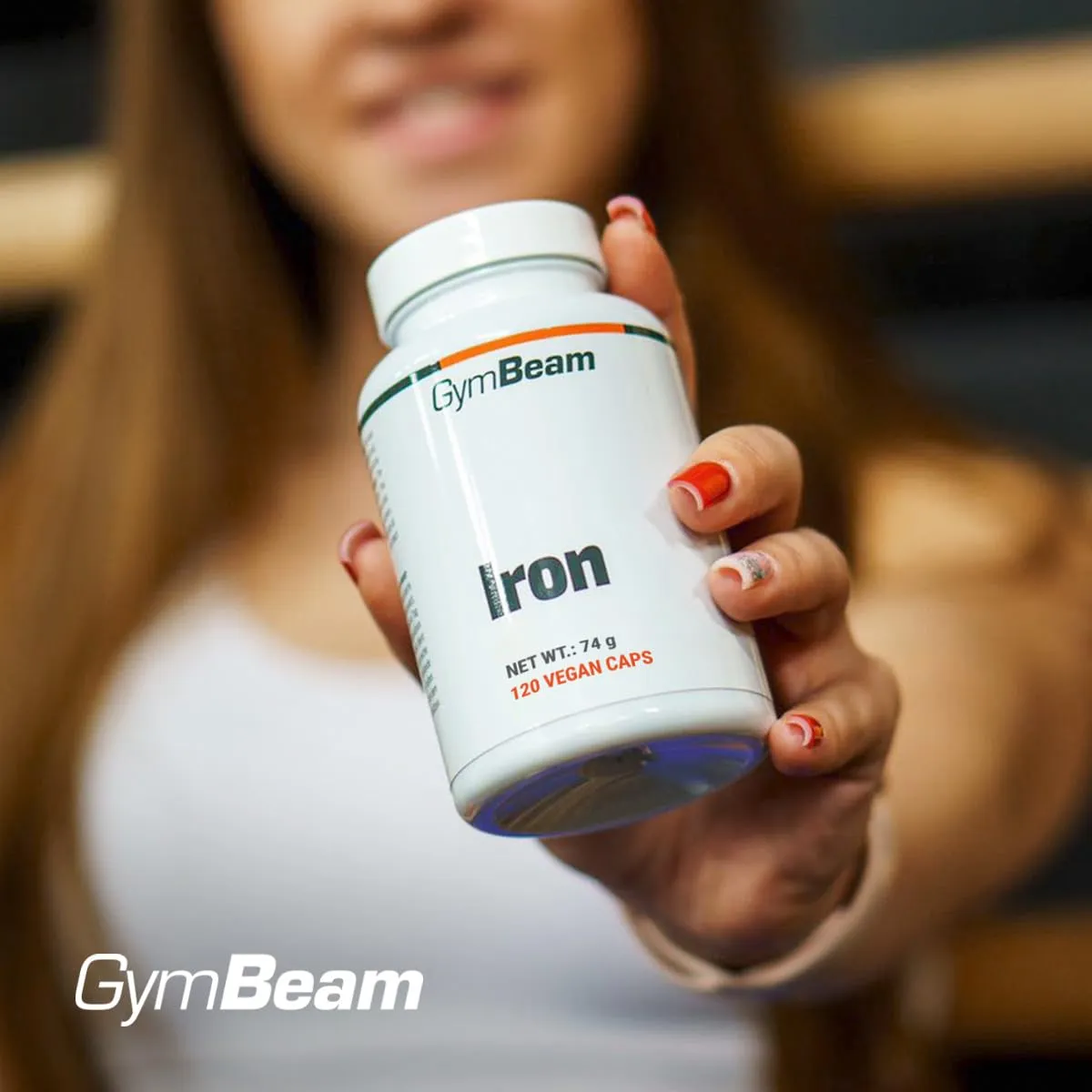 GymBeam Ferro Vegano capsule riduce stanchezza