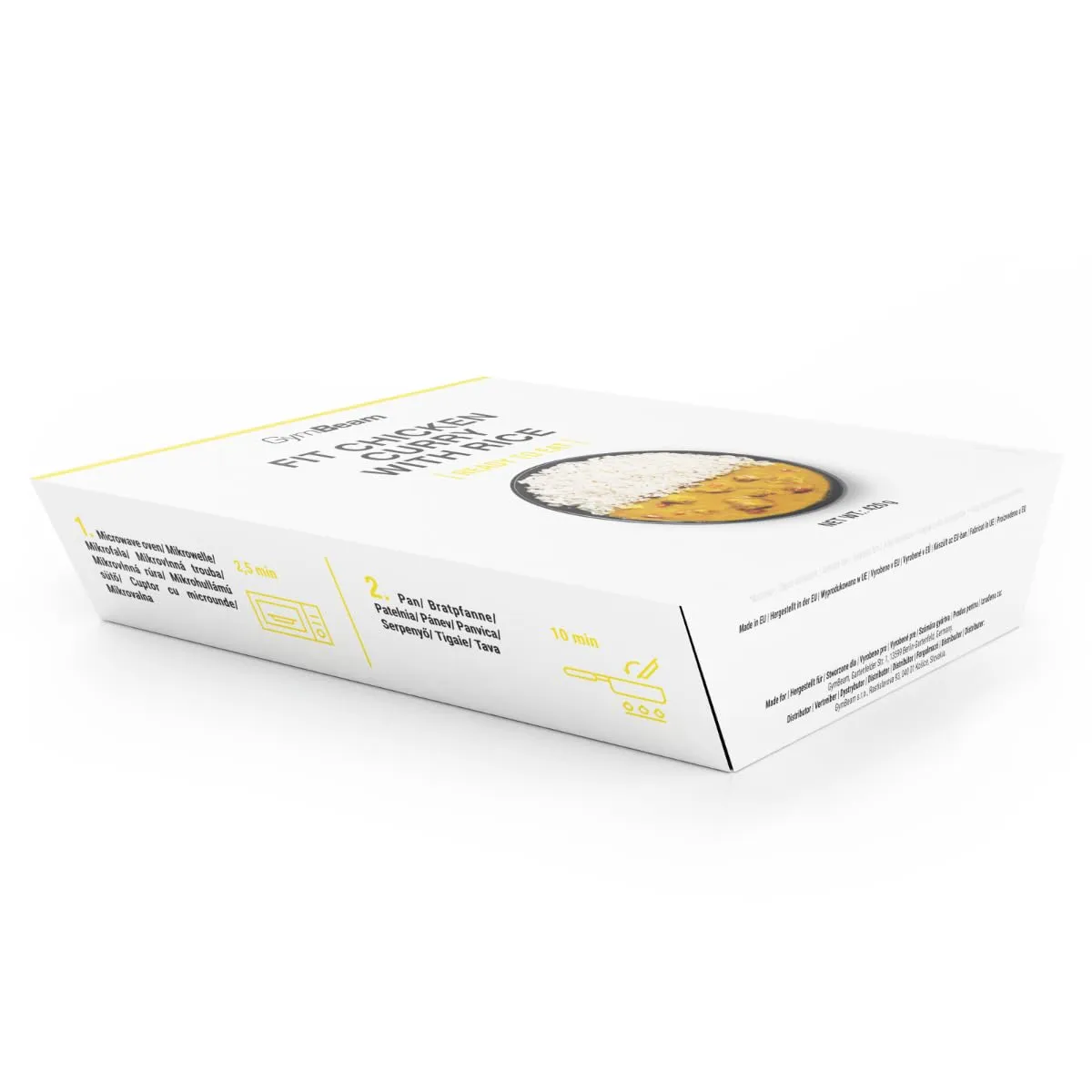 GymBeam FIT Ready to Eat pollo curry riso 420g proteico